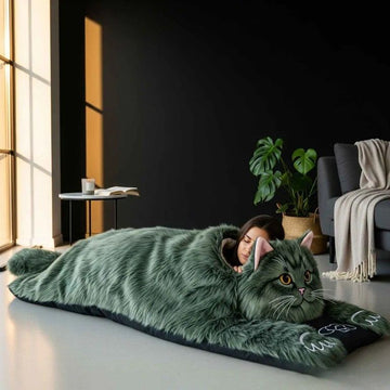 2025 Latest Fluffy Cat Sleeping Bags | Cozy, Cute & Purr-fectly Designed